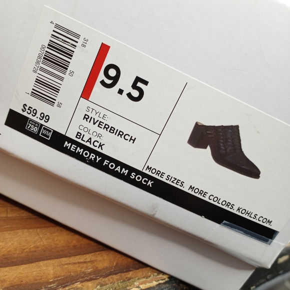 NWT Lauren Conrad "Riverbirch" Black woven Heeled mules  Sz. 9.5 - Picture 5 of 10